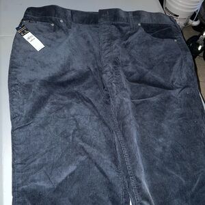 Polo Ralph Lauren Corduroy Pants Mens 44x32 Blue Classic Fit